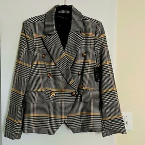 Boston Proper Plaid Blazer